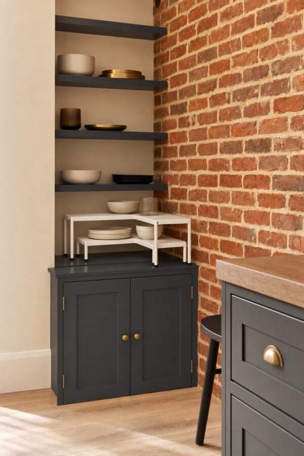 Corner Shelf Riser Set