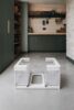 Pipe-Around Vanity Caddy
