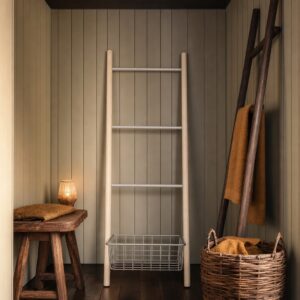 Towel Ladder Basket Rail
