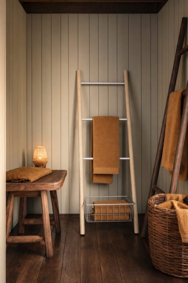 Towel Ladder Basket Rail