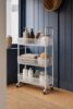 Slim Bathroom Rolling Cart