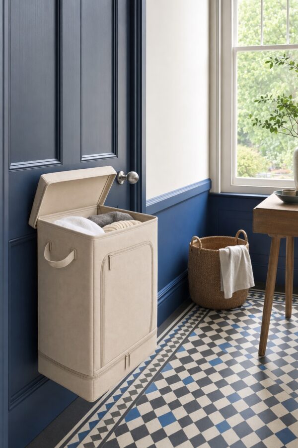 Door-Mounted Laundry Hamper